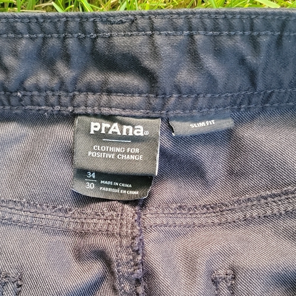 Prana Black Chinos Durable Everyday Wear - Picture 2 of 10